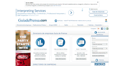 Desktop Screenshot of guiadeprensa.com